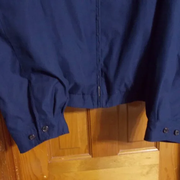 Polo Ralph Lauren Jacket Mens XXL Blue Harrington Plaid Lined Vintage - Picture 2 of 14